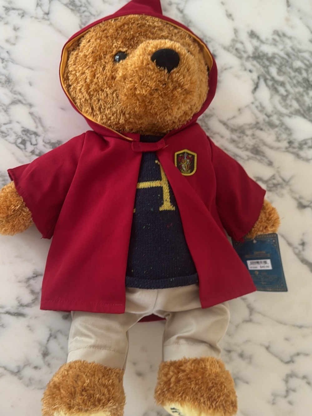 Harry Potter Plush Bear plus Red coat all new with tags coat sold with bear